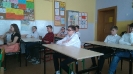 Spotkanie uczniów kl. VII, VIII z panią Eweliną Kowaś  z Budowlanki 