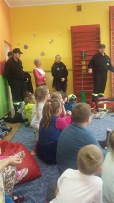 Odwiedziny strażaków