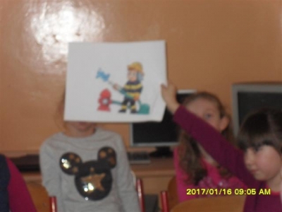 Odwiedziny strażaków