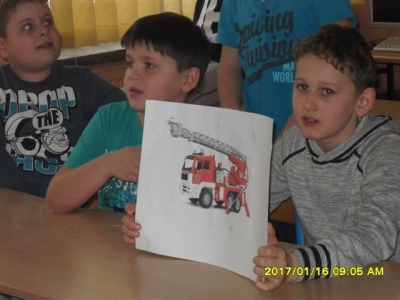 Odwiedziny strażaków