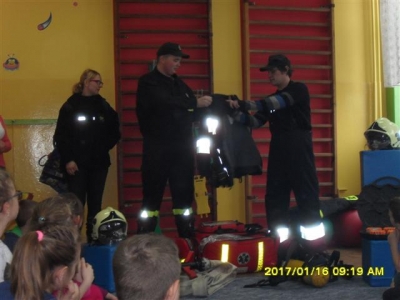 Odwiedziny strażaków