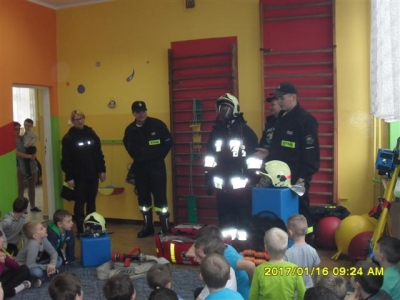 Odwiedziny strażaków