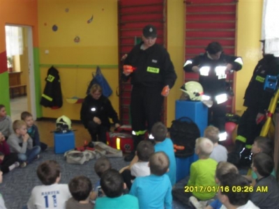 Odwiedziny strażaków