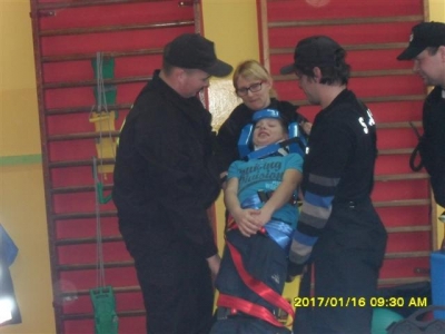 Odwiedziny strażaków