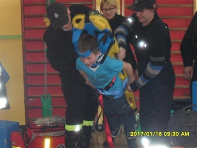 Odwiedziny strażaków