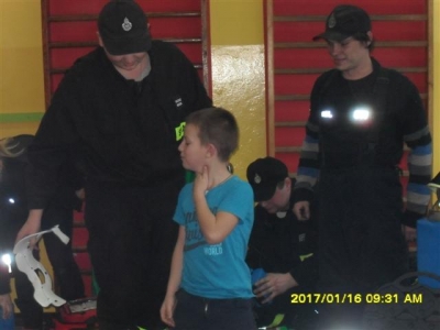 Odwiedziny strażaków