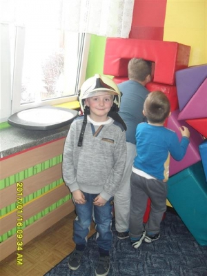 Odwiedziny strażaków