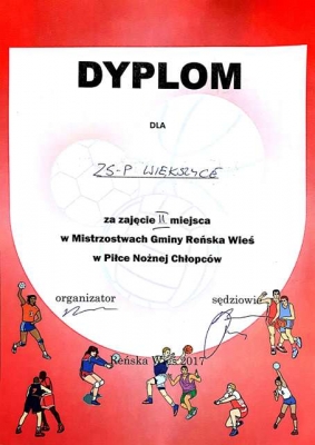 Mistrzostwa Gminy Reńska Wieś w piłce halowej chłopców