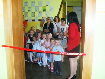 Uroczyste otwarcie sali dla Publicznego Przedszkola w Większycach