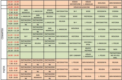 plan lekcji 2018/2019