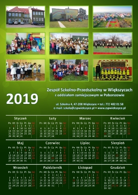 kalendarz 2019