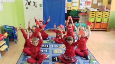 WALENTYNKI W PRZEDSZKOLU