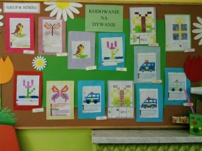 Kodowanie na dywanie w przedszkolu