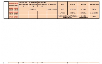 Plan lekcji 2019/2020 aktualny