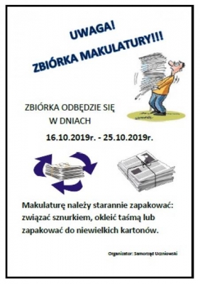 Zbiórka makulatury