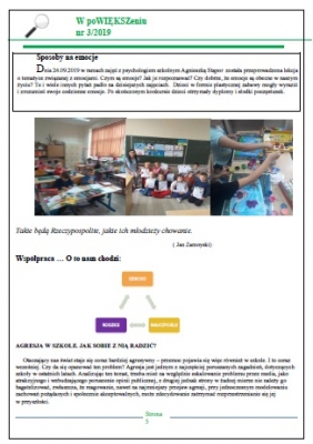 gazetka szkolna listopad 2019
