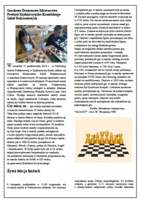 gazetka szkolna listopad 2019