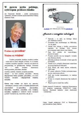 gazetka szkolna listopad 2019