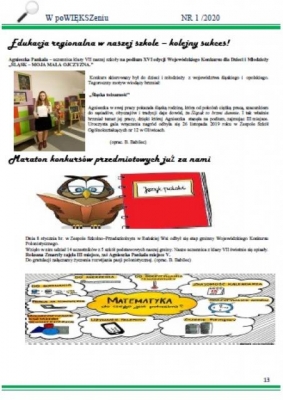 gazetka szkolna nr 1 2020