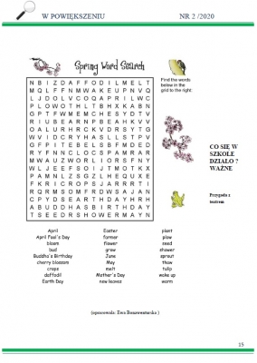 Gazetka szkolna nr 2/2020