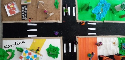 Makiety skrzyżowania drogowe