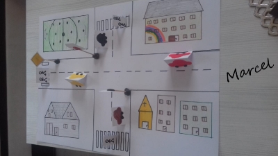 Makiety skrzyżowania drogowe