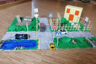 Makiety skrzyżowania drogowe