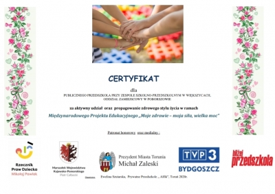 Moje zdrowie - moja siła, wielka moc