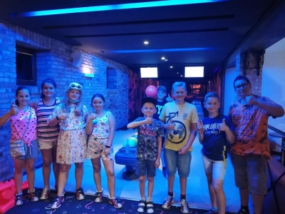 Wyjazd klasy 4 na kręgle 2021