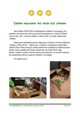 Gazetka szkolna nr 4/2021