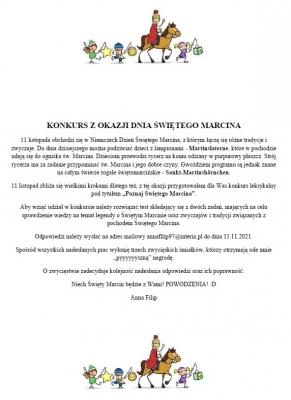 Konkurs sw. Marcin