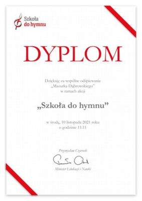 Szkoła do hymnu 2021