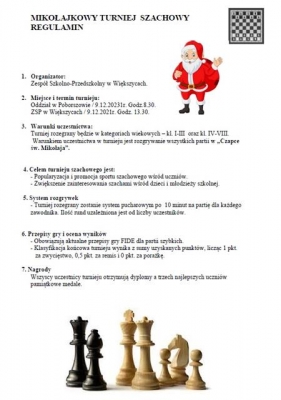 Mikołajkowy Turniej Szachowy 2021