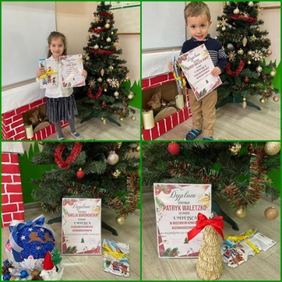 Rozstrzygnięcie Rodzinnego Konkursu Bożonarodzeniowego  w Przedszkolu