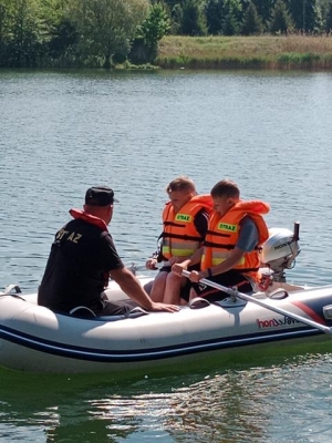 pokaz strażaków - Dębowa