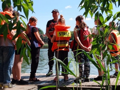 pokaz strażaków - Dębowa