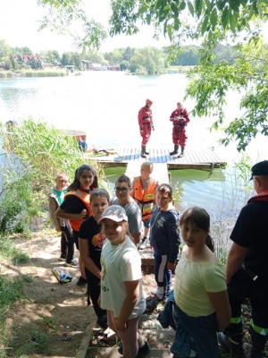 pokaz strażaków - Dębowa