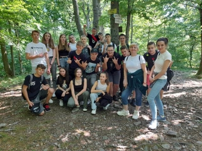 Wycieczka klasy VIII do Pokrzywnej