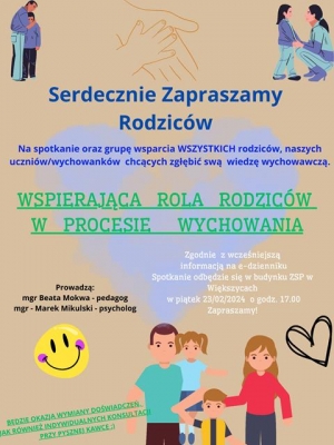 zaproszenie na spotkanie wspierające