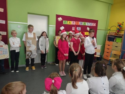 Pasowanie na czytelnika kl. 1