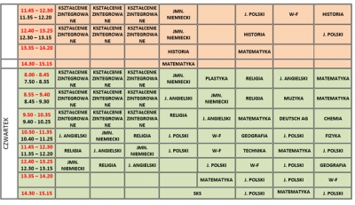 plan lekcji 2024/2025