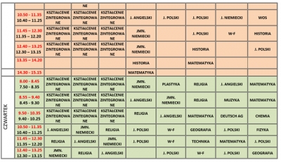 plan lekcji 2024/2025
