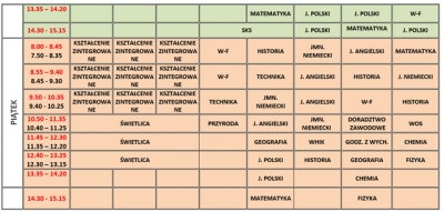 plan lekcji 2024/2025