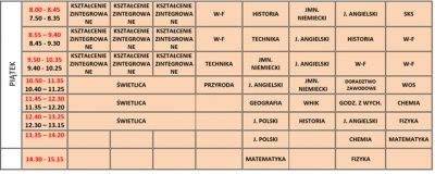 plan lekcji 2024/2025
