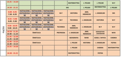 plan lekcji 2024/2025