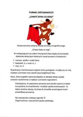 Turniej ortograficzny \