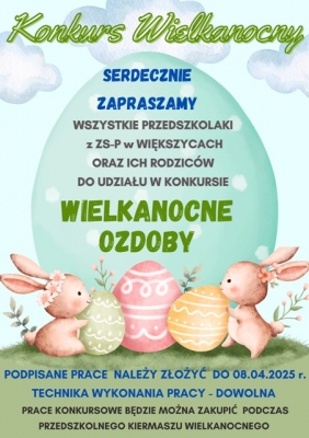 Konkurs wielkanocny 2025
