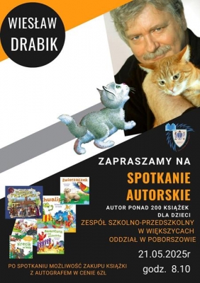 SPOTKANIE AUTORSKIE W NASZEJ SZKOLE