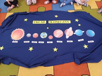 KOSMICZNA PRZYGODA W PRZEDSZKOLU W WIĘKSZYCACH