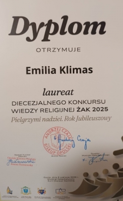UROCZYSTA GALA PODSUMOWUJĄCA DIECEZJALNY KONKURS WIEDZY RELIGIJNEJ ŻAK 2025